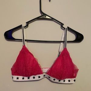 Pink Bralette. Super comfortable, it has built in pads and adjustable straps!!